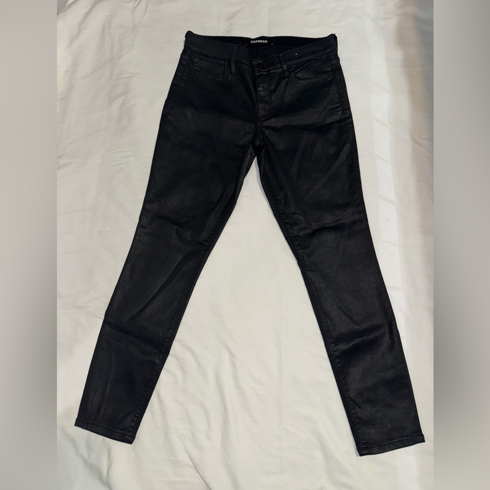 Express Black Skinny Jeans Full-Length